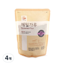 전원식품 메밀가루, 400g, 4개