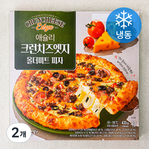 애슐리 크런치즈엣지 올더미트피자 (냉동), 435g, 2개