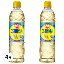 오뚜기 3배 양조식초, 900ml, 4개