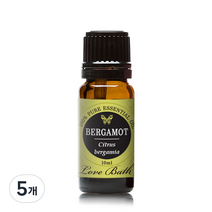 러브바스 아로마 에센셜 오일 베르가못, 10ml, 5개