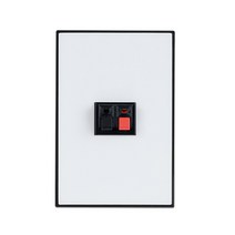 제일ELC 스피커잭 1구 콘센트 블랙 + 화이트, 1개