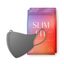 CLA 슬림핏 KF94 라이트패키지 보건용 컬러 새부리형 중형, 25개입, 2개, 딥그레이