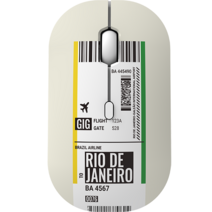 에스투비코퍼레이션 저스트포유 보딩2 커버 무소음 무선 마우스, 리 오 데자네이로, W-5000