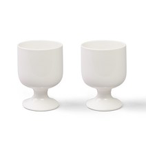 보울보울 볼볼홈파티 고블렛잔 400ml, 밀크화이트, 2개