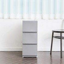 까사마루 트렌디 플렛 3단 서랍장 슬림형 250mm, 그레이