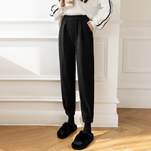 레몬소울 여성용 주디 조거 골지 밴딩팬츠