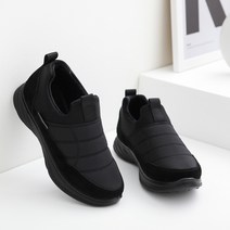 갓슈 여성용 샤미 패딩 커플슬립온 방한화