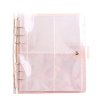포카바인더 포토카드 미니 다이어리 콜렉트북 128 x 87 mm, 클리어핑크, 100매