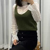 핑예 니트 뷔스티에 탑 조끼