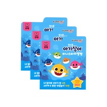 핑크퐁 미니 스티커 앨범 3p, 아기상어, 1세트