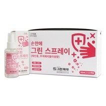 그린제약 손안에 그린 스프레이 손소독제 체리블로썸향, 60ml, 10개