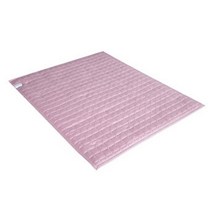 일월 순면패딩 파스텔 탄소 전기매트 2인용 핑크, 더블(140 x 180 cm)