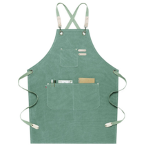 UNSUM 전문가용 카페 앞치마, 민트