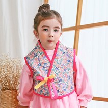 고잉키즈 여아용 반디꽃 한복 저고리
