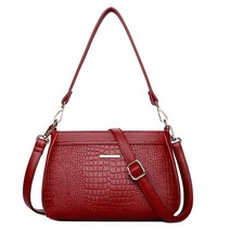 단색 가죽 중년 토드백 LHE540