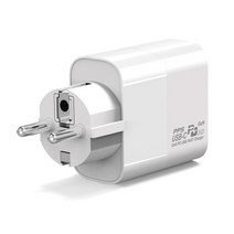 유엠투 79PDGAN 65W 3포트 PD PPS 멀티 고속충전기, 화이트, 1개