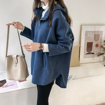 여성용 구디프 루즈핏 스타일리쉬 후드 티셔츠