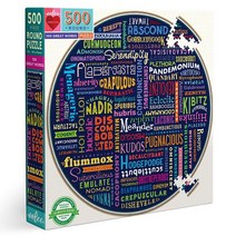 이부 100 그레이트 워드 라운드 퍼즐, 혼합색상, 500피스