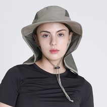 에이빅 UV 자외선차단 등산 낚시 햇빛차단 여름 플랩캡, 카키