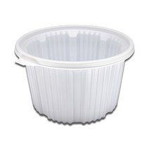 생활엔 탕용기 백색 특대 220mm 3300ml, 50개입, 1개