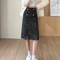 포플러앤씨 에딕터 모직 스커트
