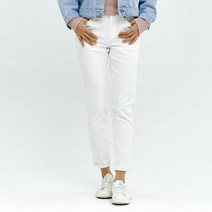 잠뱅이 여성용 노멀워싱 베이직 팬츠 AL1DBF61-WH