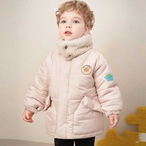 몰리멜리 아동용 보잉플리스넥 패딩 점퍼