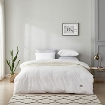 구스앤홈 폴란드 100수 면 이불커버세트 Q(200 x 230 cm) 800g