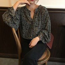 MA 소미 꽃패턴 블라우스