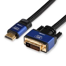 코드웨이 HDMI to DVI-D 케이블 FHD 4K60Hz, 1개, 1m