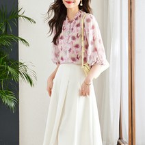 루나걸 크록 쉬폰 블라우스