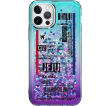 저스트포유 보딩 2 블링 아쿠아 휴대폰 케이스