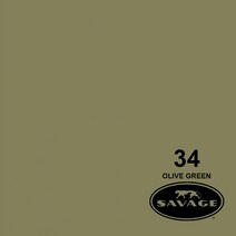 세비지 종이 롤 배경지 HALF, 34-1253(34 Olive Green), 1개
