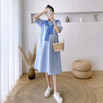마켓A 피크닉 반팔 셔츠 임부 원피스