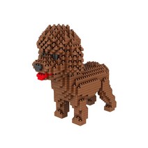 PINGZHIXING 브라운푸들 대형 나노블럭 6618-8pzx, 혼합색상