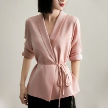 여성용 MA 미시 럭셔리 슬림 자켓