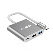 알텍랜싱 3IN1 USB C타입 HDTV 멀티허브 SWV6003G, 혼합색상