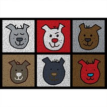 JHCompany 일러스트 펫 코일 매트 L, 강아지, 1개