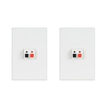 제일ELC 스피커잭 1구 콘센트 화이트, 2개