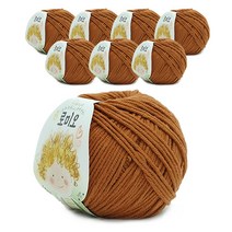 쎄비 로미오 뜨개실 50g x 8p, 카라멜, 120m