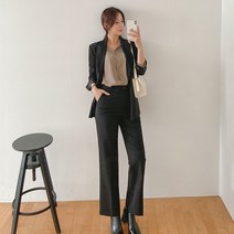 로미스토리 여성용 셋업 부츠컷 슬랙스
