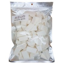 삼각 웨지 조각 퍼프 메이크업 스펀지 100p, 화이트, 1개