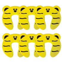 아이끌레 문쾅방지 애니멀 도어쿠션 호랑이, 혼합색상, 6개