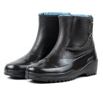 visionsafety 남성용 발목장화, 블랙, 265