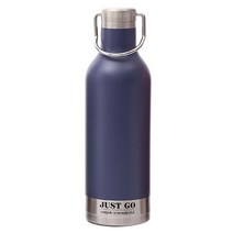 TYESO 진공단열 핸들보틀 텀블러, 네이비, 473ml