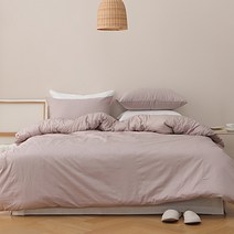 시그니처 프리미엄 순면 이불커버, 드라이로즈