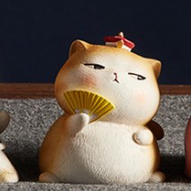 JHCompany 큐티 황제 고양이 오브제, B