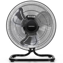 대우 좌우회전 5단 대형 공업용 업소용 선풍기 40cm, DEF-SF1600H, 블랙