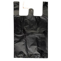 애니돌 손잡이 마트 비닐봉투 검정, 20L, 100개