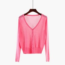 안다로미 여성용 심플 아이스 가디건